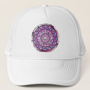 Boné Rosace vermelho cardinal