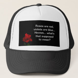 Boné Rosas são vermelhos