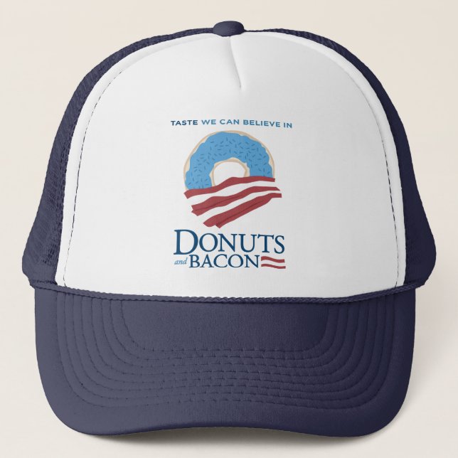 Boné Rosquinhas e bacon: Gosto que nós podemos (Frente)