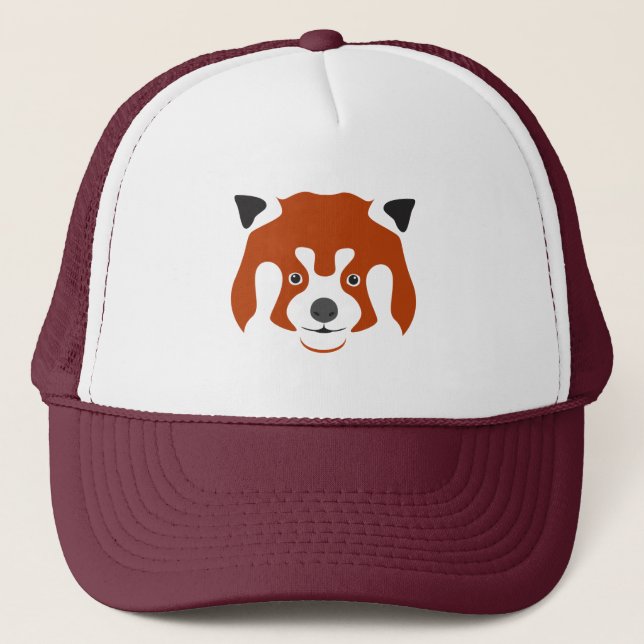 BONÉ ROSTO DE PANDA VERMELHA (Frente)