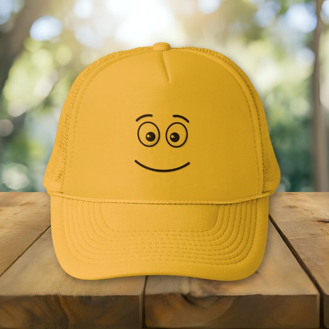 Boné Rosto Sorridente com Olhos Abertos (Criador carregado)
