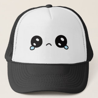 Boné Rosto Triste Fofo Olhos Lacrimosos
