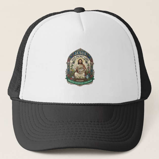 Boné Rótulo de Pacote de Sementes Jesus Pacote de Semen (Frente)