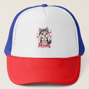 Boné Rouco Cachorro Mãe Cute Kawaii Design