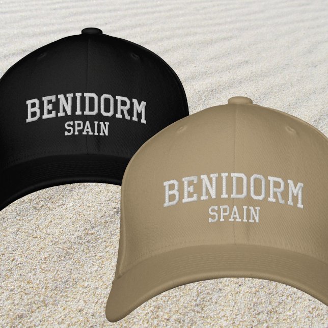 Boné Roupa de férias de praia Benidorm Espanha España (Criador carregado)