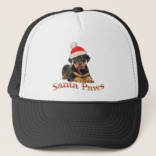 Boné Roupa de Papais noeis Rottweiler (Frente)