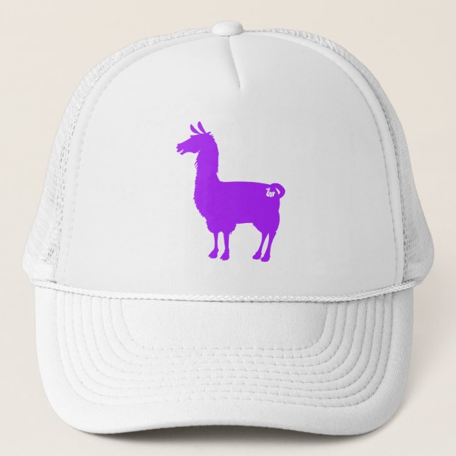 Boné roxo do lama (Frente)