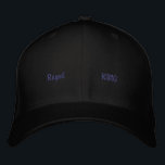 Boné Royal King Printed Black Wool Stylish Outfit-Hat<br><div class="desc">Own your crown with this dynamic Basic Flexfit Wool Cap, “KING” front side, “RICH” back side Printed , "Royal" front right, "Power" left side, "Pride" Right side Custom Text Printed, Perfect for those who lead with power and wear their pride like a crown every day. Crafted for premium comfort and...</div>