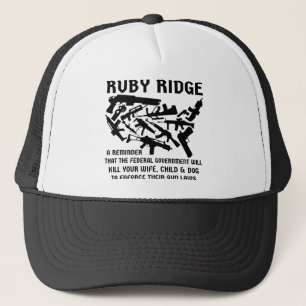 Boné Ruby Ridge Um Lembrete Os Federais Vão Matar A Su