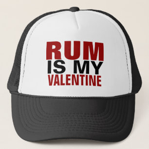 Boné Rum Engraçado É Meu Namorados   Dia Anti-Valenti
