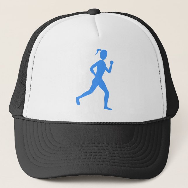 Boné Runner (Mulher) - Azul Bebê (Frente)