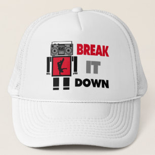 Boné Ruptura do robô de Boombox do menino de B ele par