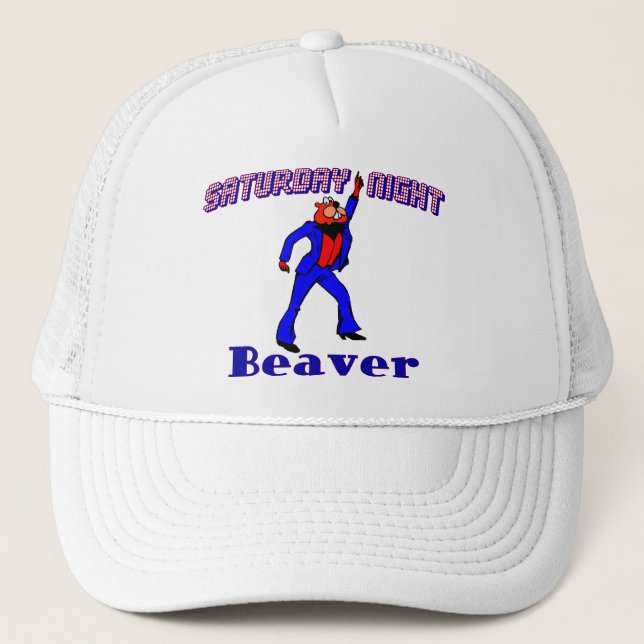 Boné Sábado à noite castor do disco (Frente)