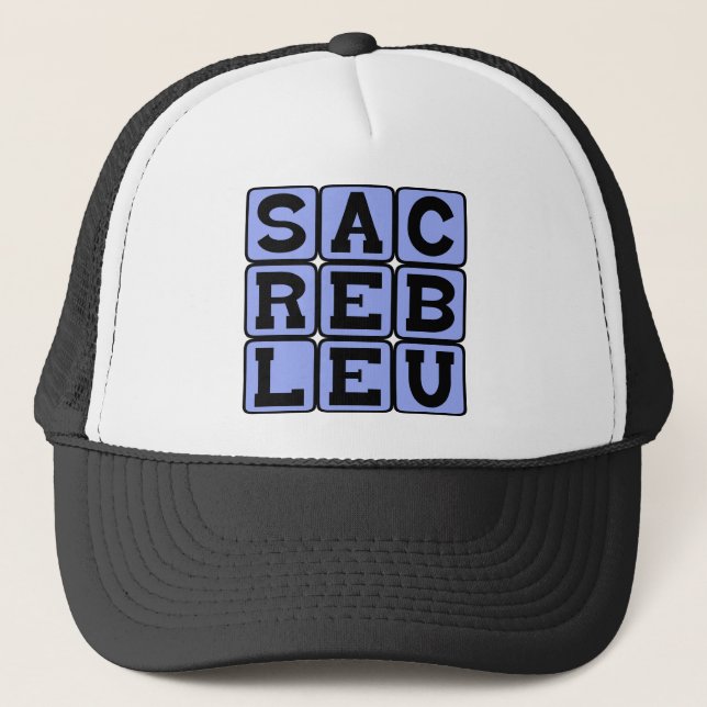 Boné Sacré Bleu, gíria francesa (Frente)