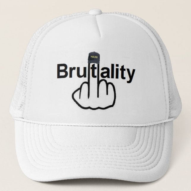 Boné Sacudir de Brutalidade da Polícia (Frente)