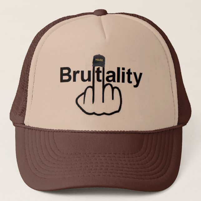 Boné Sacudir de Brutalidade da Polícia (Frente)