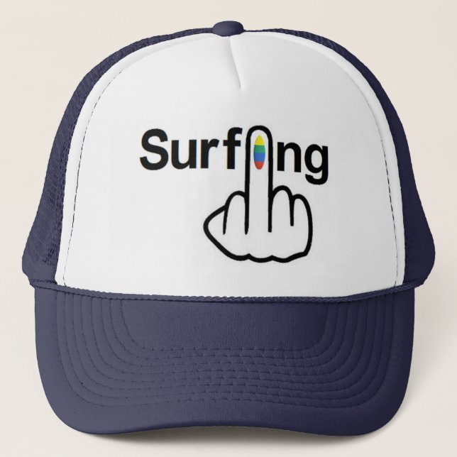 Boné Sacudir de surf de chapéu (Frente)