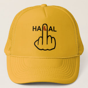 Boné Sacudir Halal do chapéu