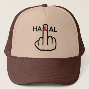 Boné Sacudir Halal do chapéu