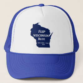 Boné Sacudir Wisconsin Blue em 2024