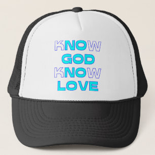 Boné Saiba que o deus sabe o amor