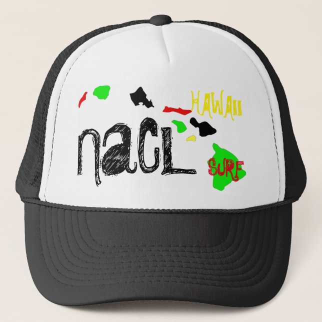 Boné SAL NaCL ÁGUA SALGADA SURFE HAVAÍ (Frente)