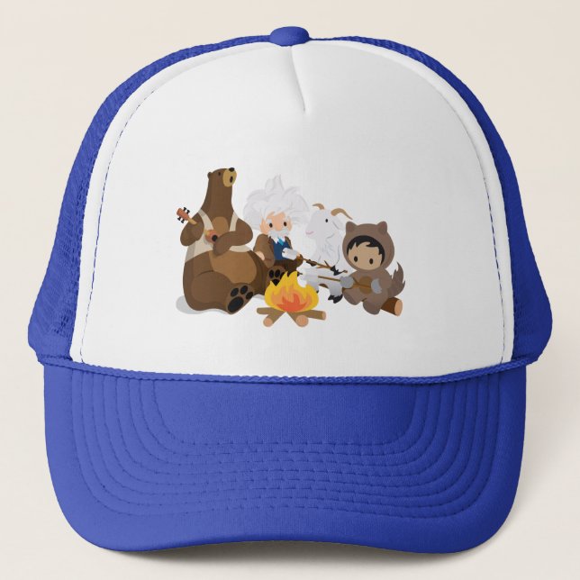 Boné Salesforce Campfire Trucker Hat (Frente)