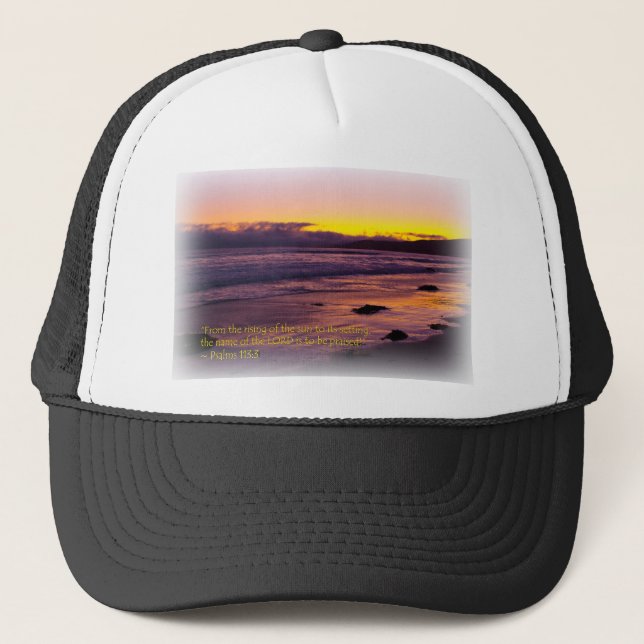 Boné Salmos 113:3 (Frente)