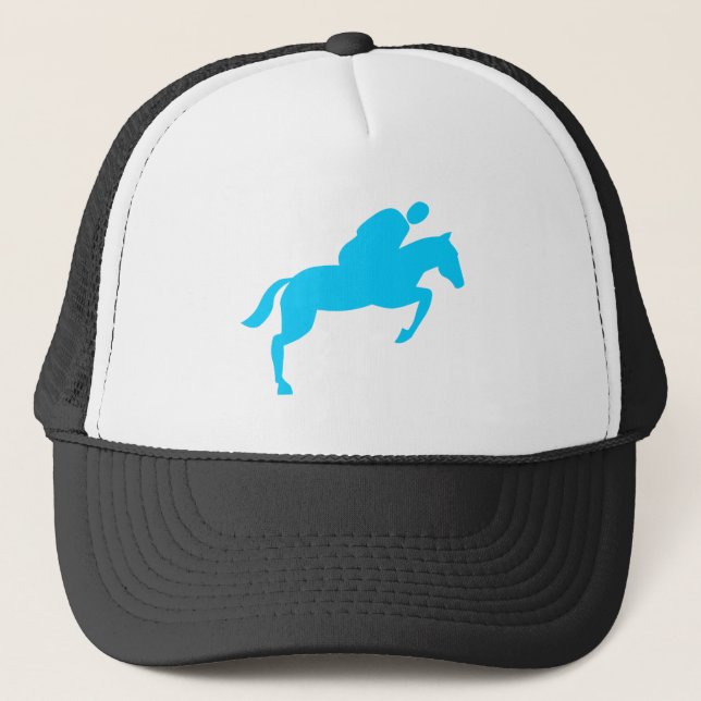 Boné Salto de cavalos - Azul-céu (Frente)