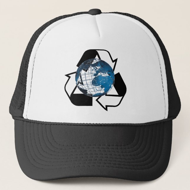 Boné Salvar a energia, reciclar (Frente)