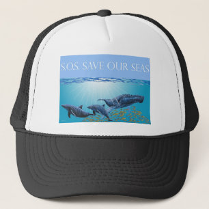 Boné Salvar nosso chapéu dos mares