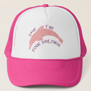 Boné Salvar o golfinho cor-de-rosa