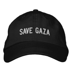 Boné Salvar texto personalizado preto e branco minimali