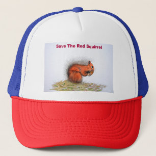 Boné Salve a conservação do esquilo vermelho