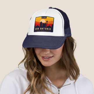 Boné San Antonio Texas Skyline Cityscape Souvenir
