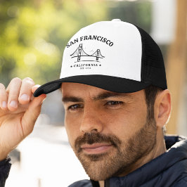 Boné San Francisco California Golden Gate Landscape