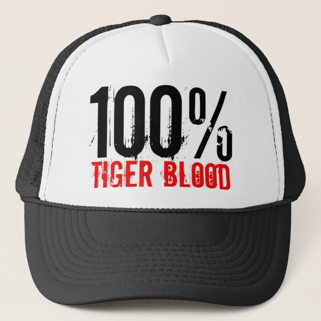 Boné Sangue 100% do tigre (Frente)