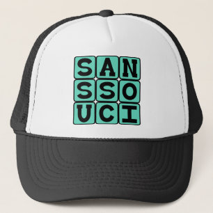 Boné Sans Souci, Sem Preocupações Frase Latina