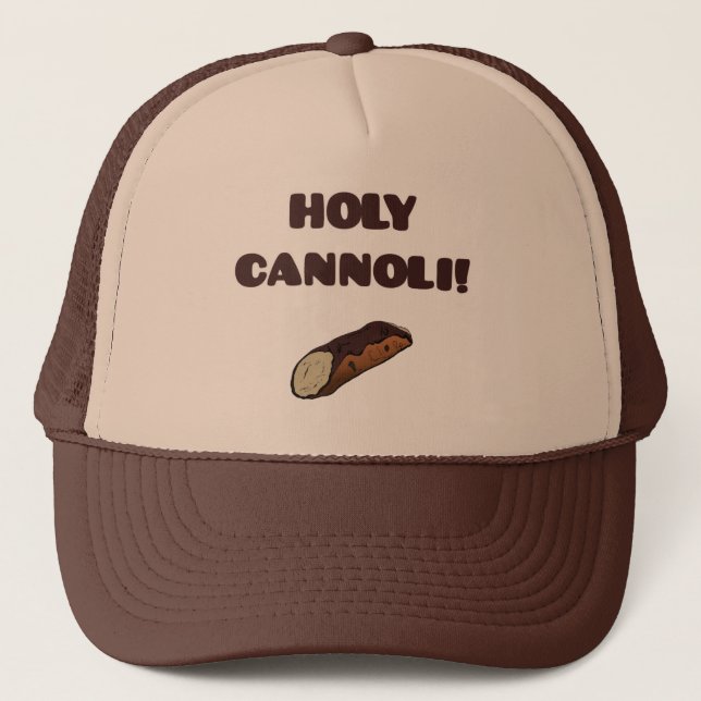 Boné Santo Cannoli Chapéu Italiano Engraçado (Frente)