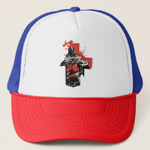 Boné Santo George Christian Crusader Cruz Vermelha