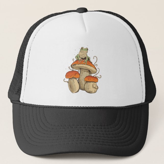 Boné Sapo com cogumelos (Frente)