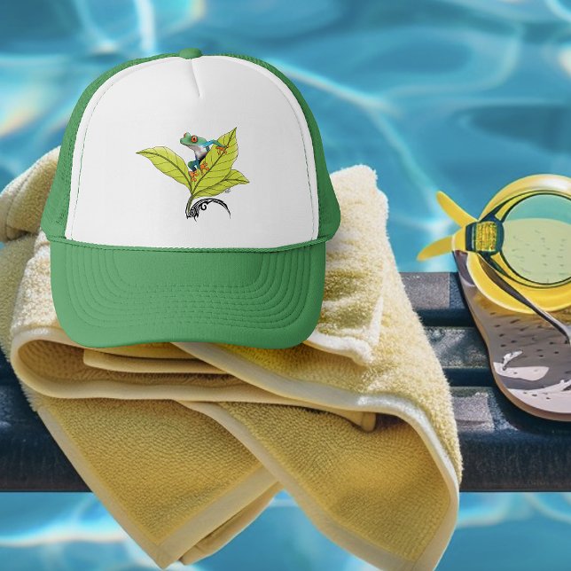 Boné Sapo de Árvore Vermelha (Criador carregado)