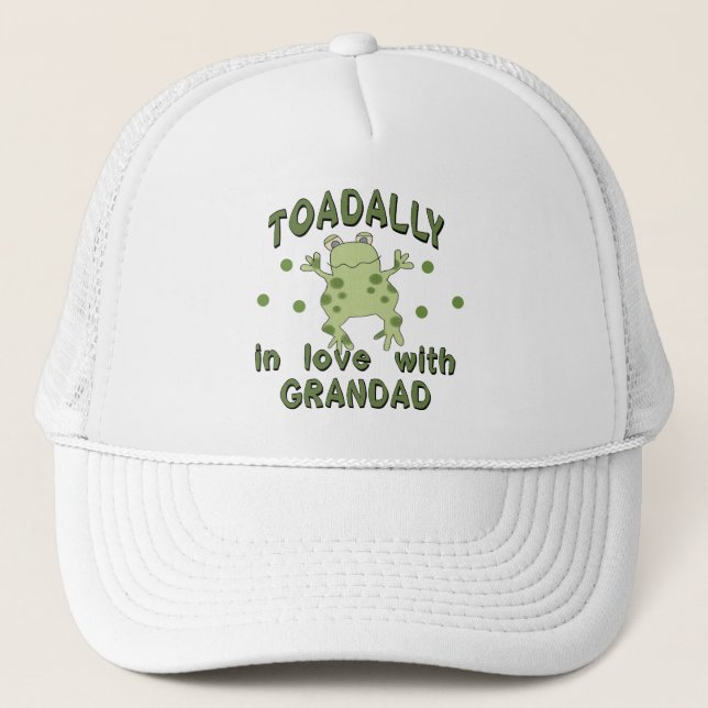 Boné Sapo do Grandad do amor de TOADALLY (Frente)