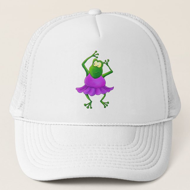 Boné Sapo roxo da dança do tutu da bailarina (Frente)