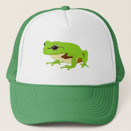 Boné Sapo verde-branca