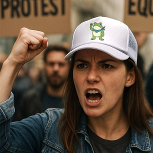 Boné Sapos Contra Fascismo Protesto do Sapo de Portland