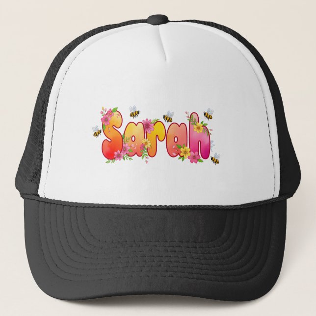 Boné Sarah - personalised hats for her (Frente)