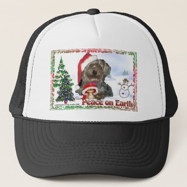 Boné Sasha Sydney Silky Dog Mouse Holiday Roupa (Frente)