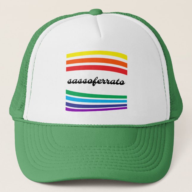 Boné Sassoferrato Italy Trucker Hat (Frente)