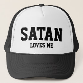 Boné Satanás me loves Snapback - Cap Truckercap -